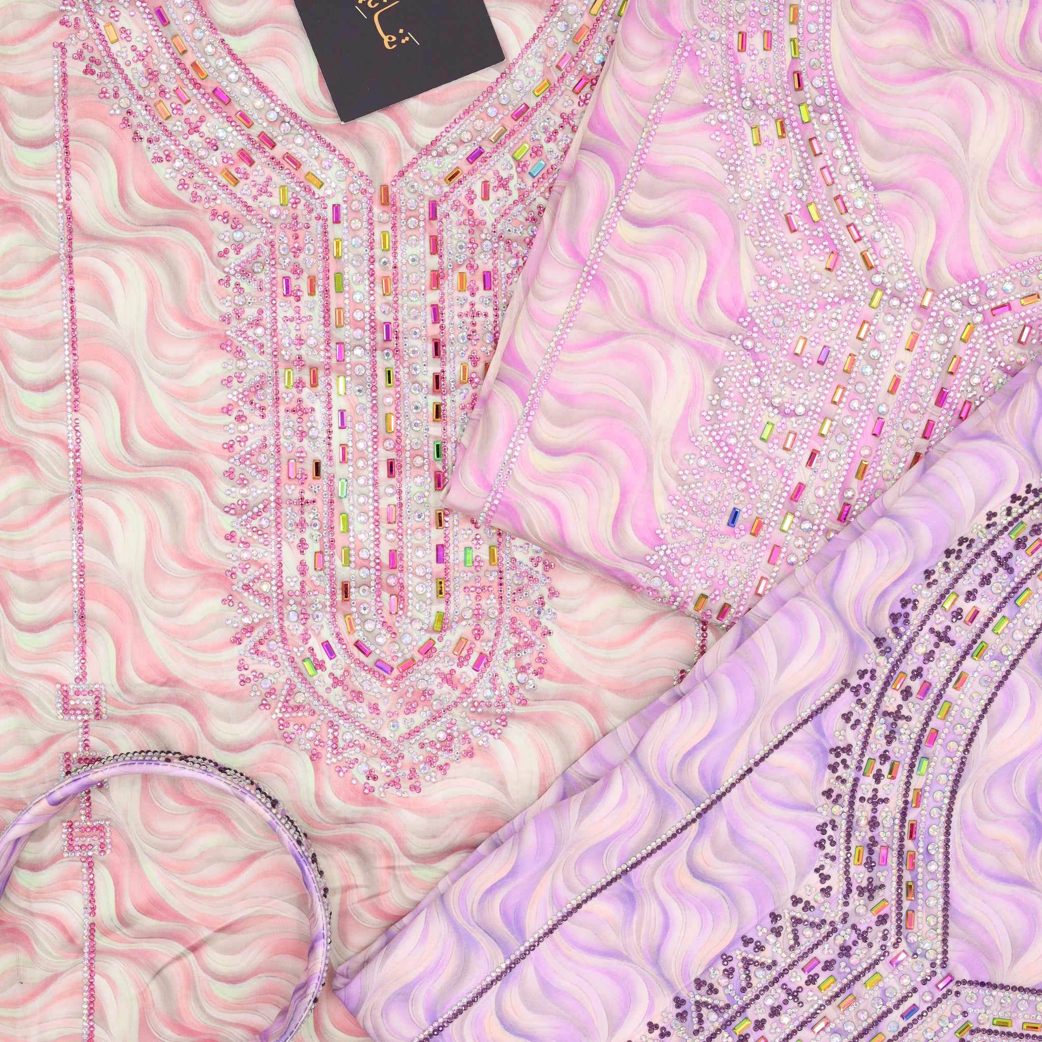 حرير اطفال مع تاج