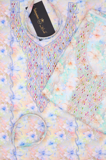 حرير اطفال مع تاج