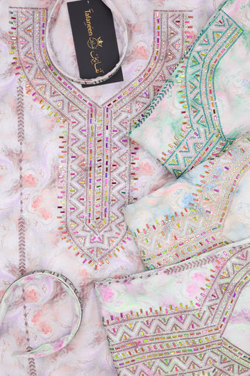 حرير اطفال مع تاج