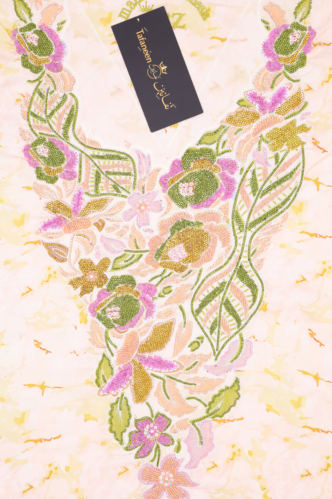 حرير ارماني شغل يد